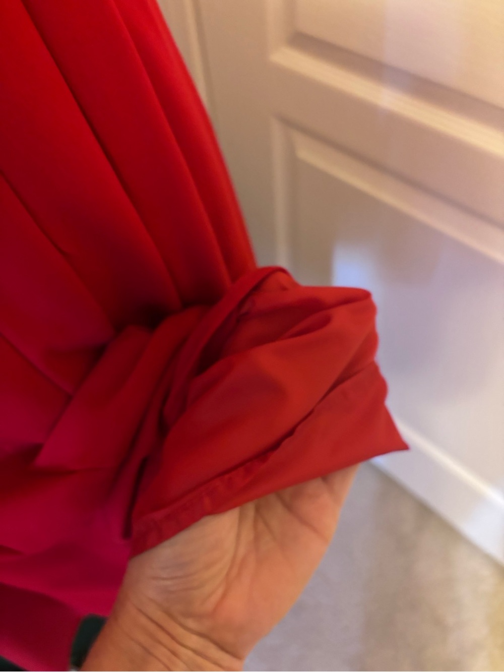 Calvin Klein size 8 Red Fit-and-Flare Women's Dress - Picture 6 of 8